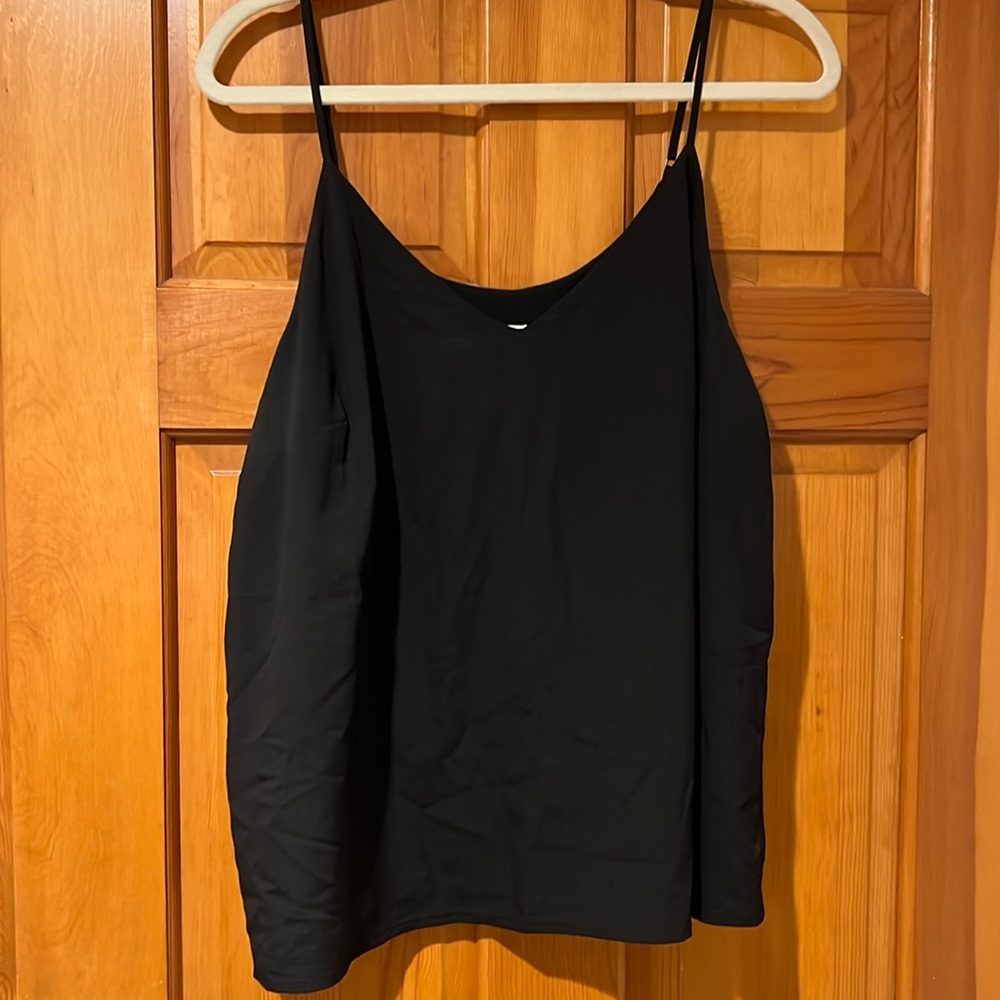 A New Day- Black Tank Top Blouse- Size XXL